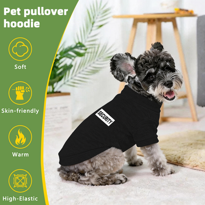 SECURITY Cool Letter Pet Cardigan Sweater