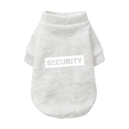 SECURITY Cool Letter Pet Cardigan Sweater