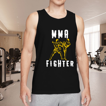 MMA Fighter Combat Sports Graphic Tank Top