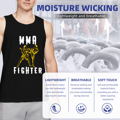 MMA Fighter Combat Sports Graphic Tank Top