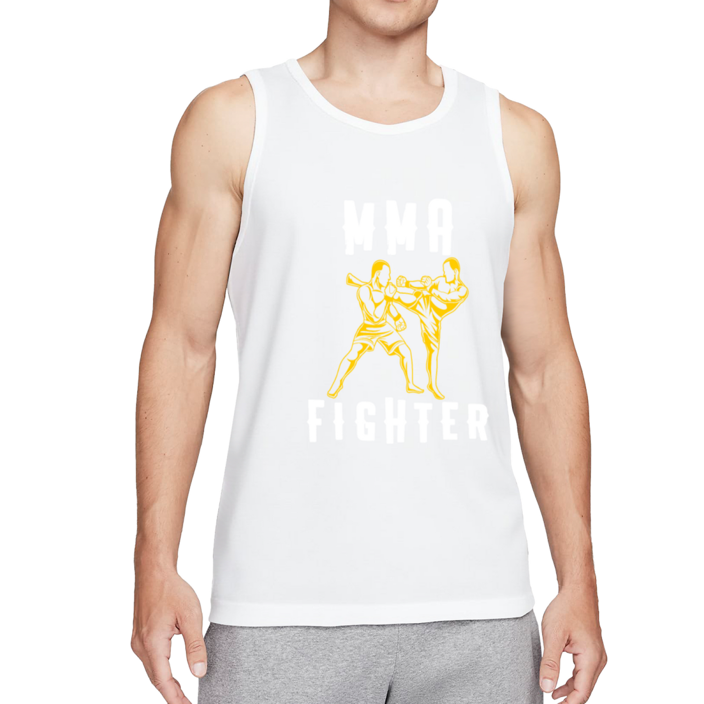 MMA Fighter Combat Sports Graphic Tank Top