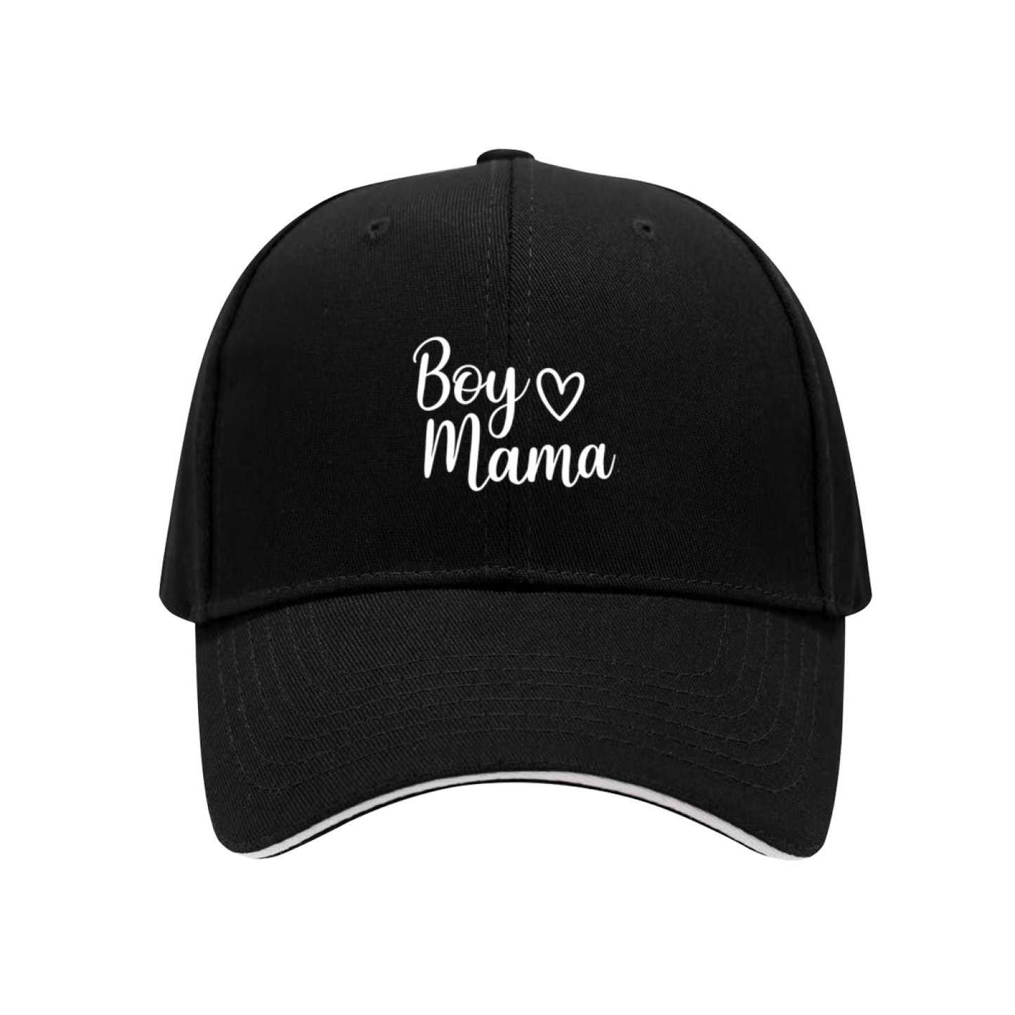 Boy Mama Sweet Heart Red Sandwich Baseball Cap ¨C Proud Boy Mom Daily Hat