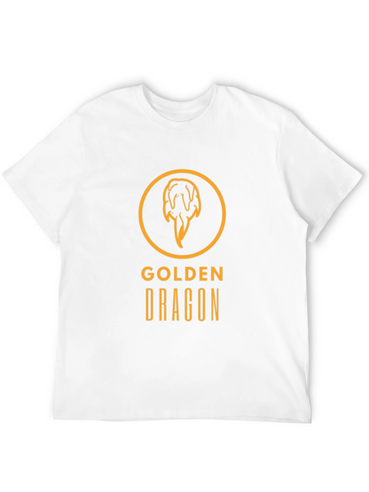 Golden Dragon Graphic Tee - Stylish Mens T-Shirt