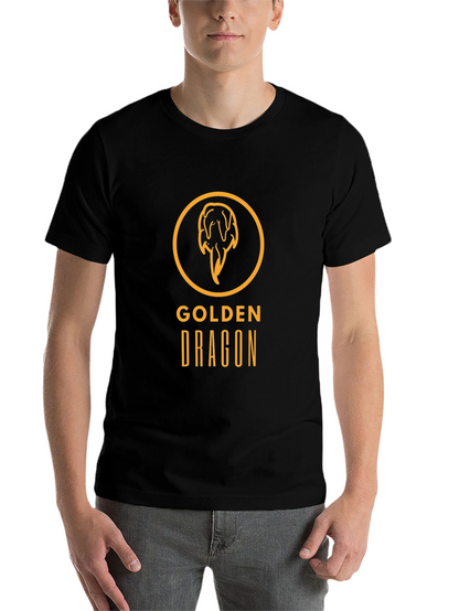 Golden Dragon Graphic Tee - Stylish Mens T-Shirt