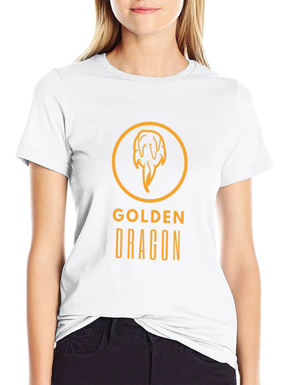 Golden Dragon Graphic Tee - Stylish Mens T-Shirt