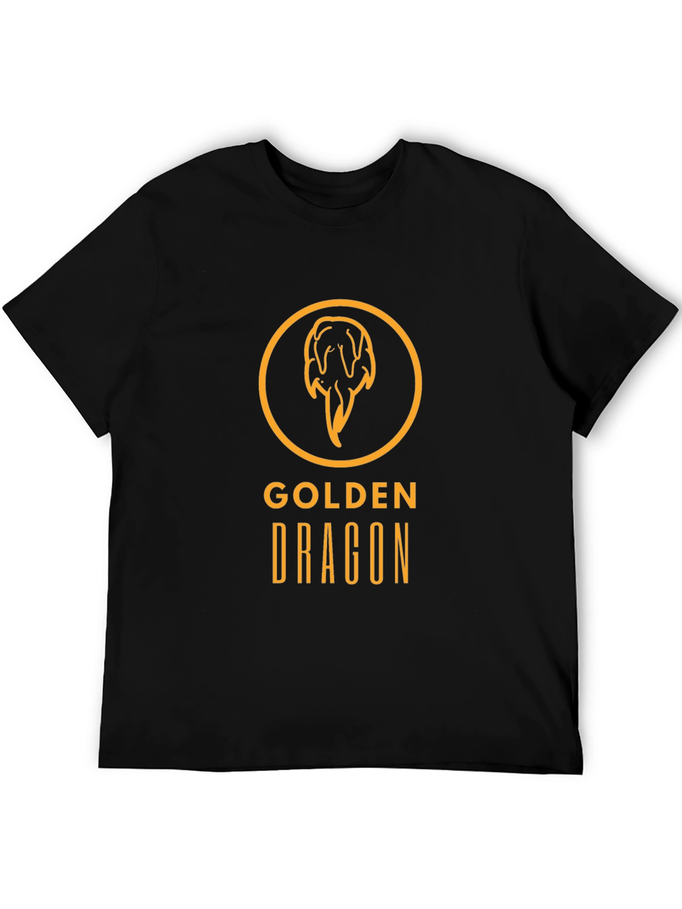 Golden Dragon Graphic Tee - Stylish Mens T-Shirt