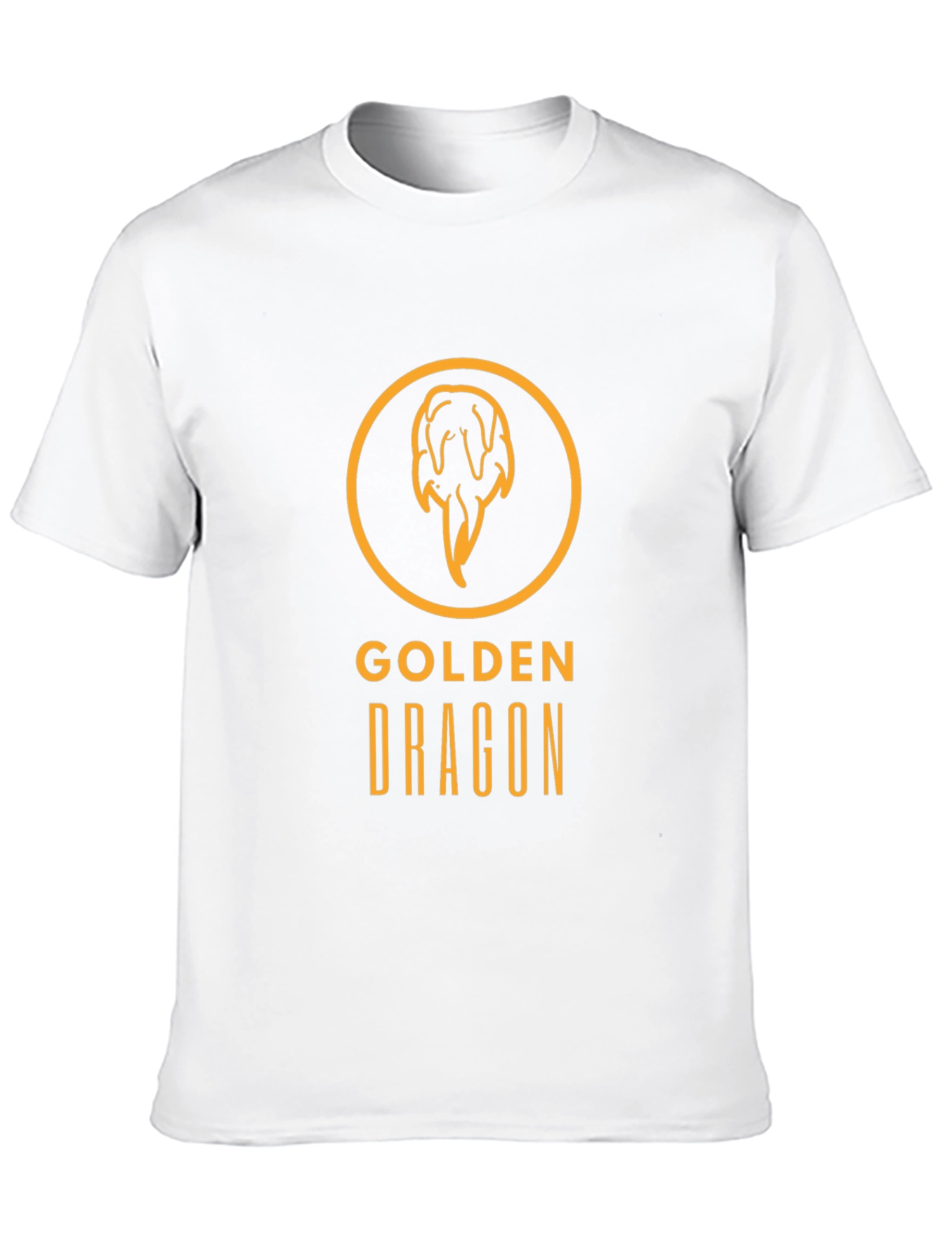 Golden Dragon Graphic Tee - Stylish Mens T-Shirt