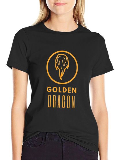Golden Dragon Graphic Tee - Stylish Mens T-Shirt