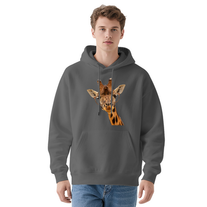 Nerdy Glasses Giraffe Cute Animal Hoodie, Soft Unisex Daily Sweatshirt