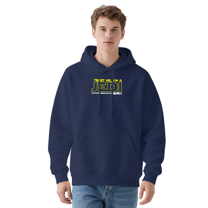 Trust Me I¡¯m A Jedi Star Wars Fan Cozy Grey Hoodie, Movie Lovers Outfit