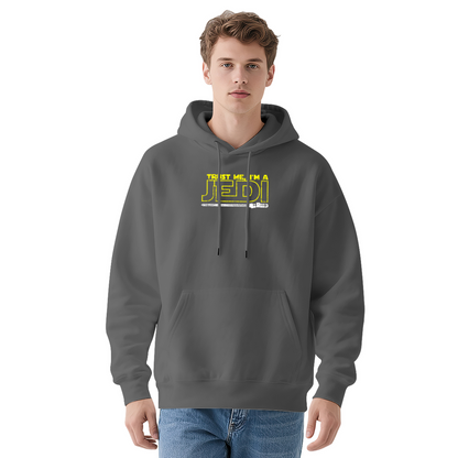 Trust Me I¡¯m A Jedi Star Wars Fan Cozy Grey Hoodie, Movie Lovers Outfit