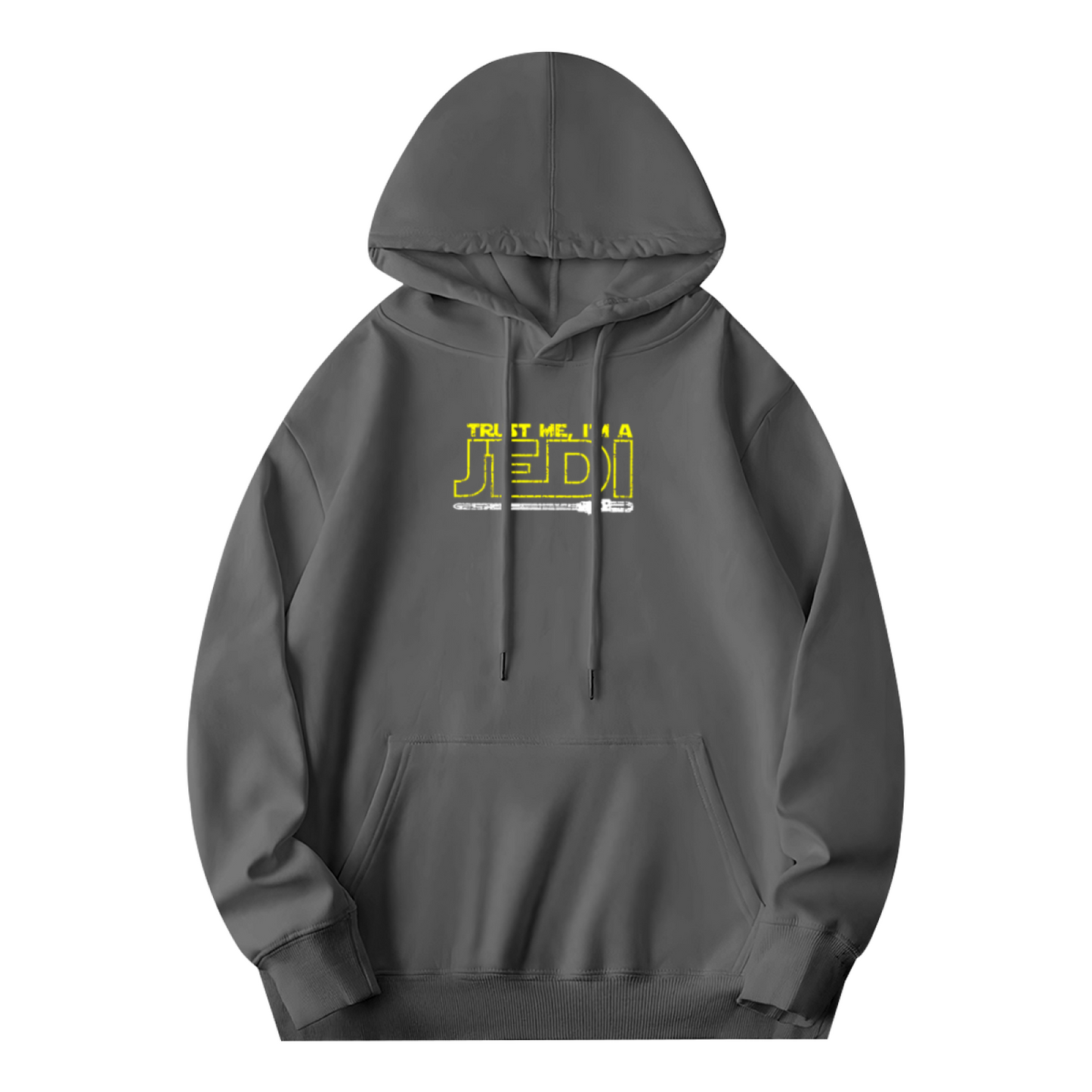 Trust Me I¡¯m A Jedi Star Wars Fan Cozy Grey Hoodie, Movie Lovers Outfit