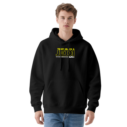 Trust Me I¡¯m A Jedi Star Wars Fan Cozy Grey Hoodie, Movie Lovers Outfit