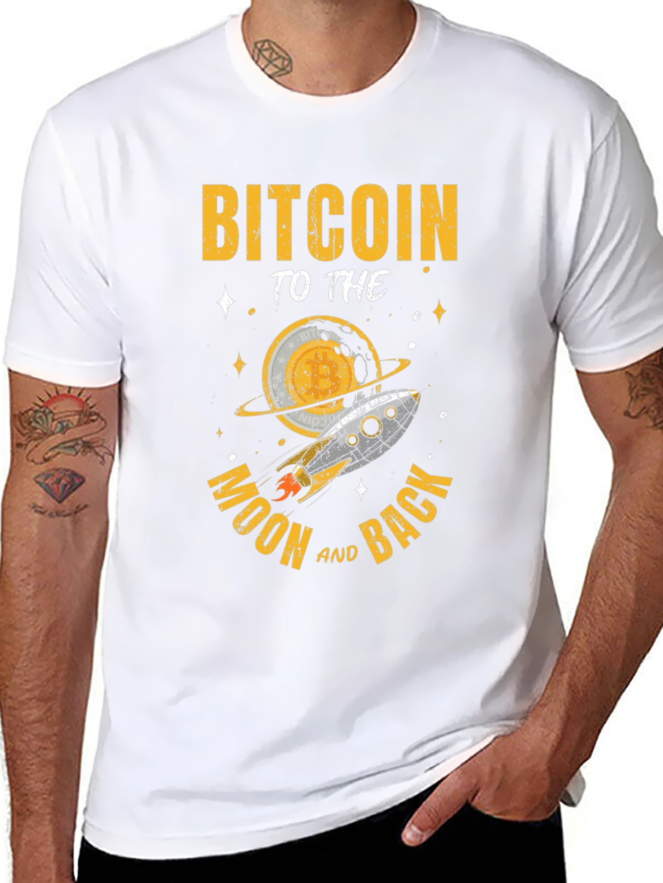Bitcoin to the Moon T-Shirt