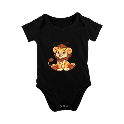 Little Lion Cartoon Cute Baby Onesie Animal Print Newborn Romper