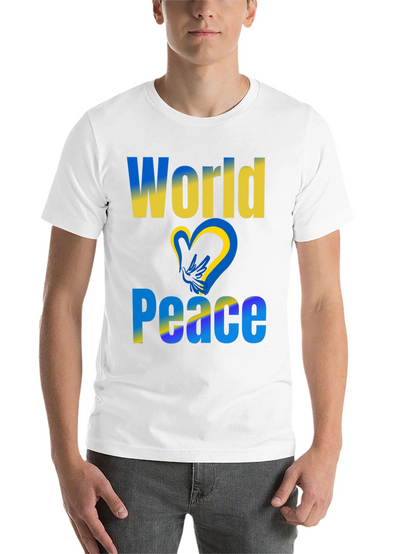 World Peace Ukraine Flag T-Shirt
