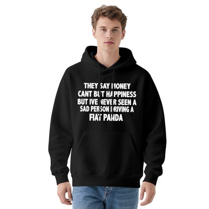 Sad Person Never Drive Fiat Panda Funny Car Red Hoodie, Cozy Auto Lover Top