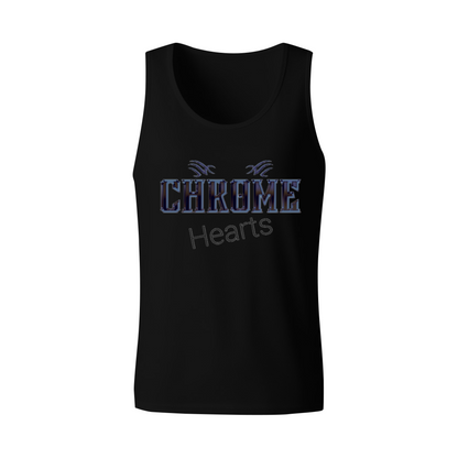 Chrome Hearts Gothic Text Graphic Tank Top