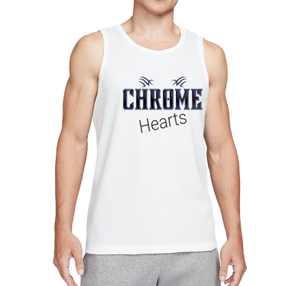Chrome Hearts Gothic Text Graphic Tank Top