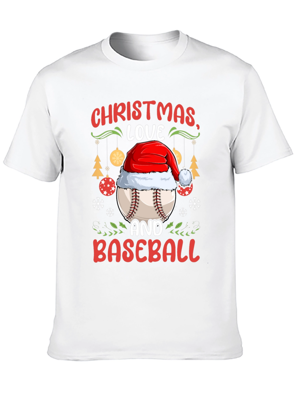 Christmas Baseball T-Shirt