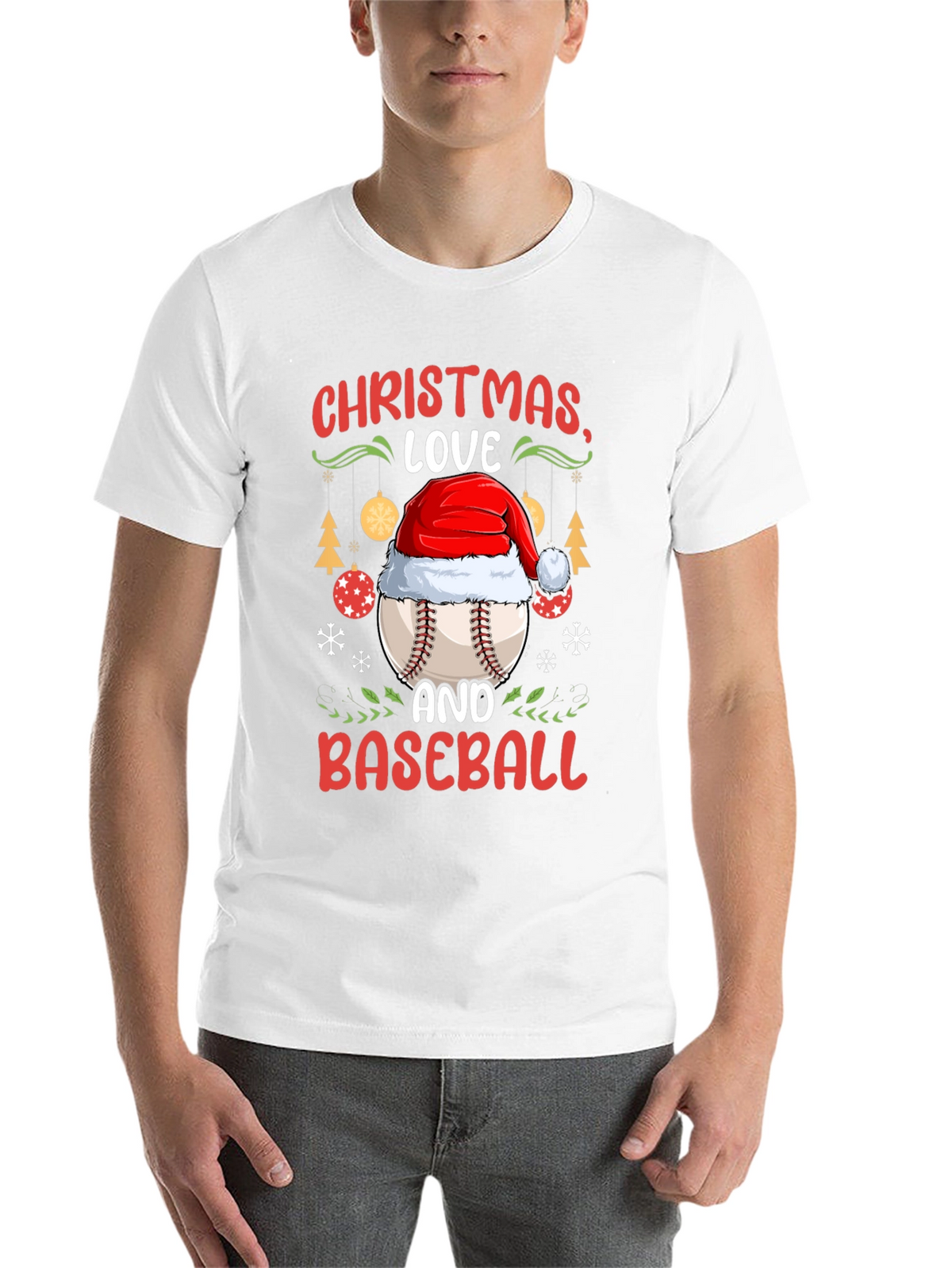 Christmas Baseball T-Shirt