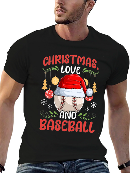 Christmas Baseball T-Shirt