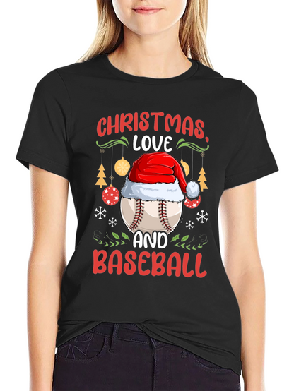 Christmas Baseball T-Shirt