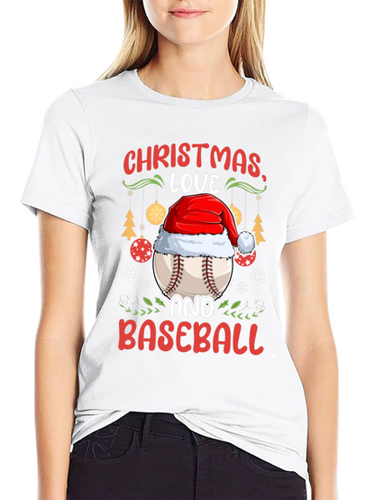 Christmas Baseball T-Shirt