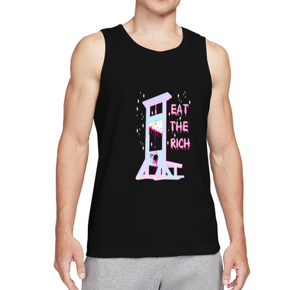 Eat The Rich Pastel Guillotine Edgy Mens Vest