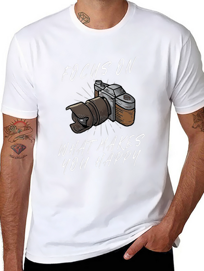 Focus On What Makes You Happy Graphic Tee