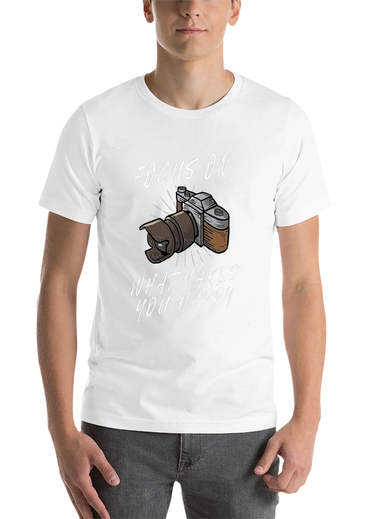 Focus On What Makes You Happy Graphic Tee