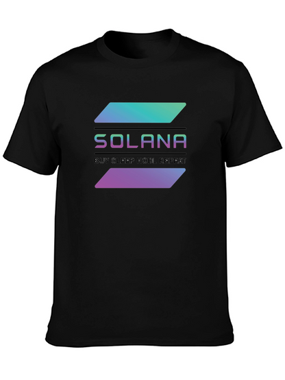 Solana Crypto T-Shirt - Buy Sleep HODL Repeat