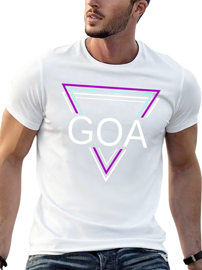 Goa Retro Triangle T-Shirt - Cool Graphic Tee