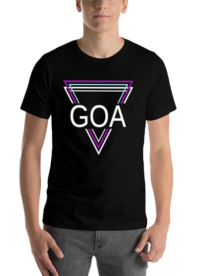 Goa Retro Triangle T-Shirt - Cool Graphic Tee