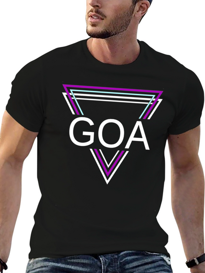 Goa Retro Triangle T-Shirt - Cool Graphic Tee