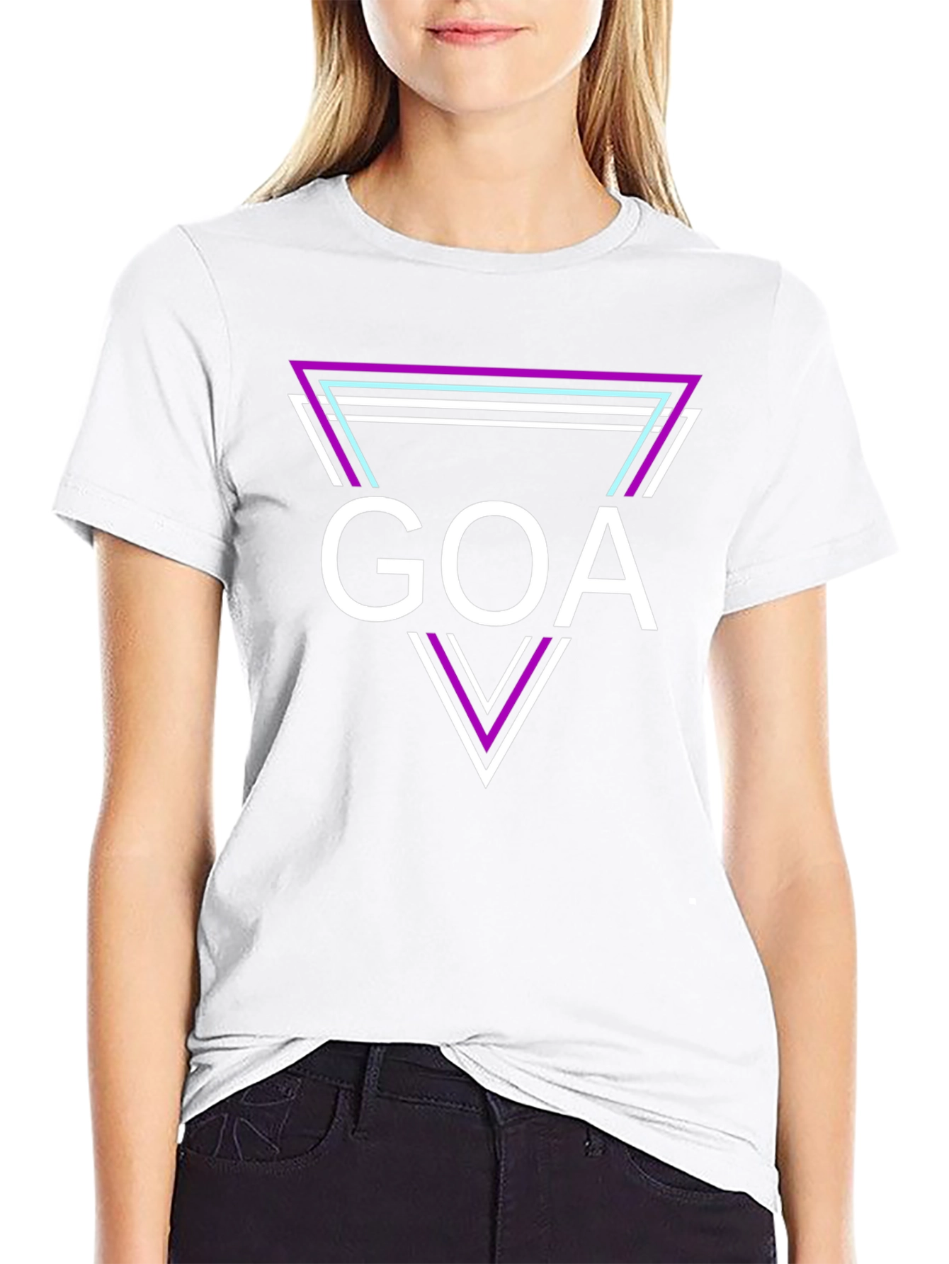 Goa Retro Triangle T-Shirt - Cool Graphic Tee