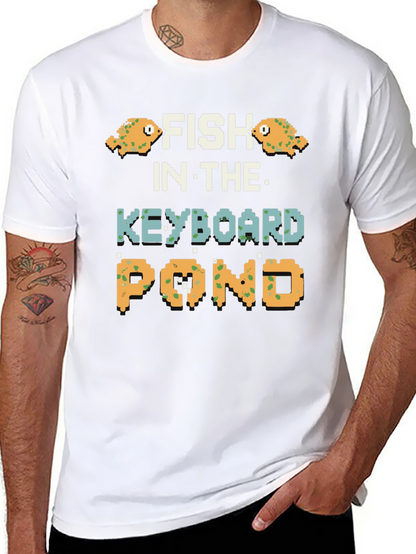 Fish in the Keyboard Pond Graphic Tee