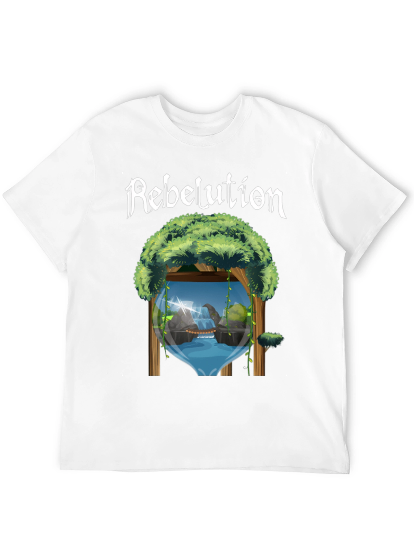 Rebelution Nature Scene Black T-Shirt