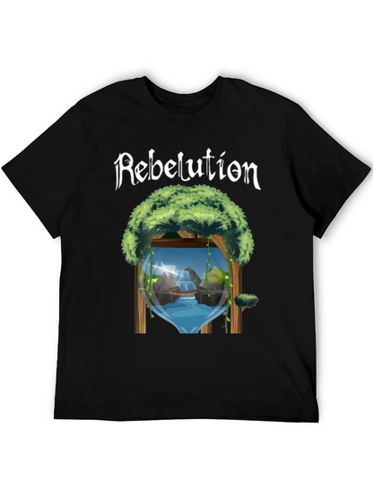 Rebelution Nature Scene Black T-Shirt