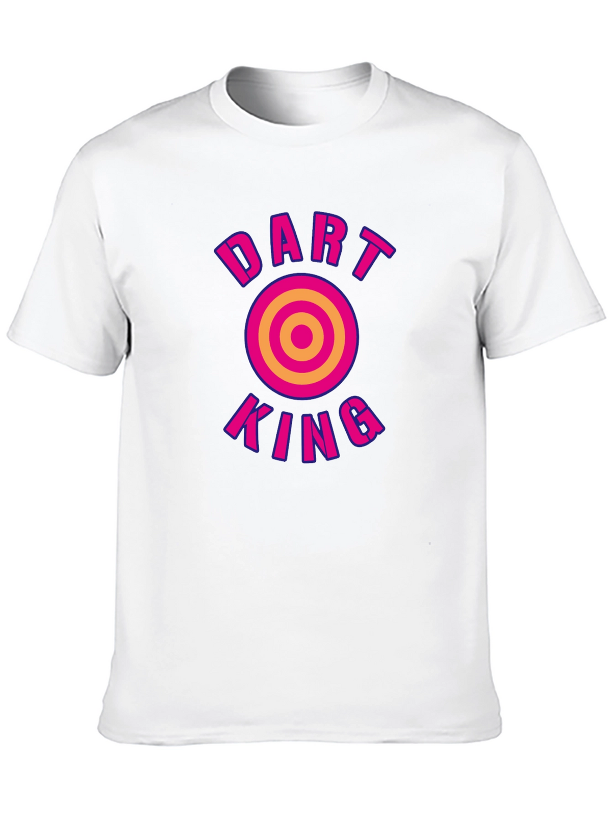 Dart King Graphic Tee - Black Cotton T-Shirt