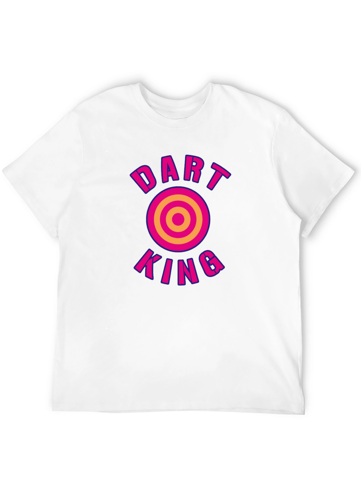 Dart King Graphic Tee - Black Cotton T-Shirt