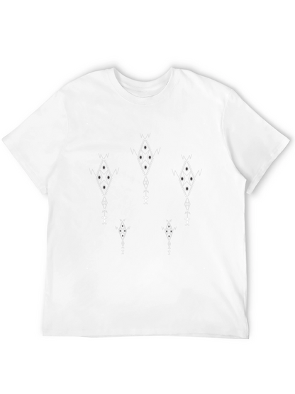Geometric Pattern Black T-Shirt