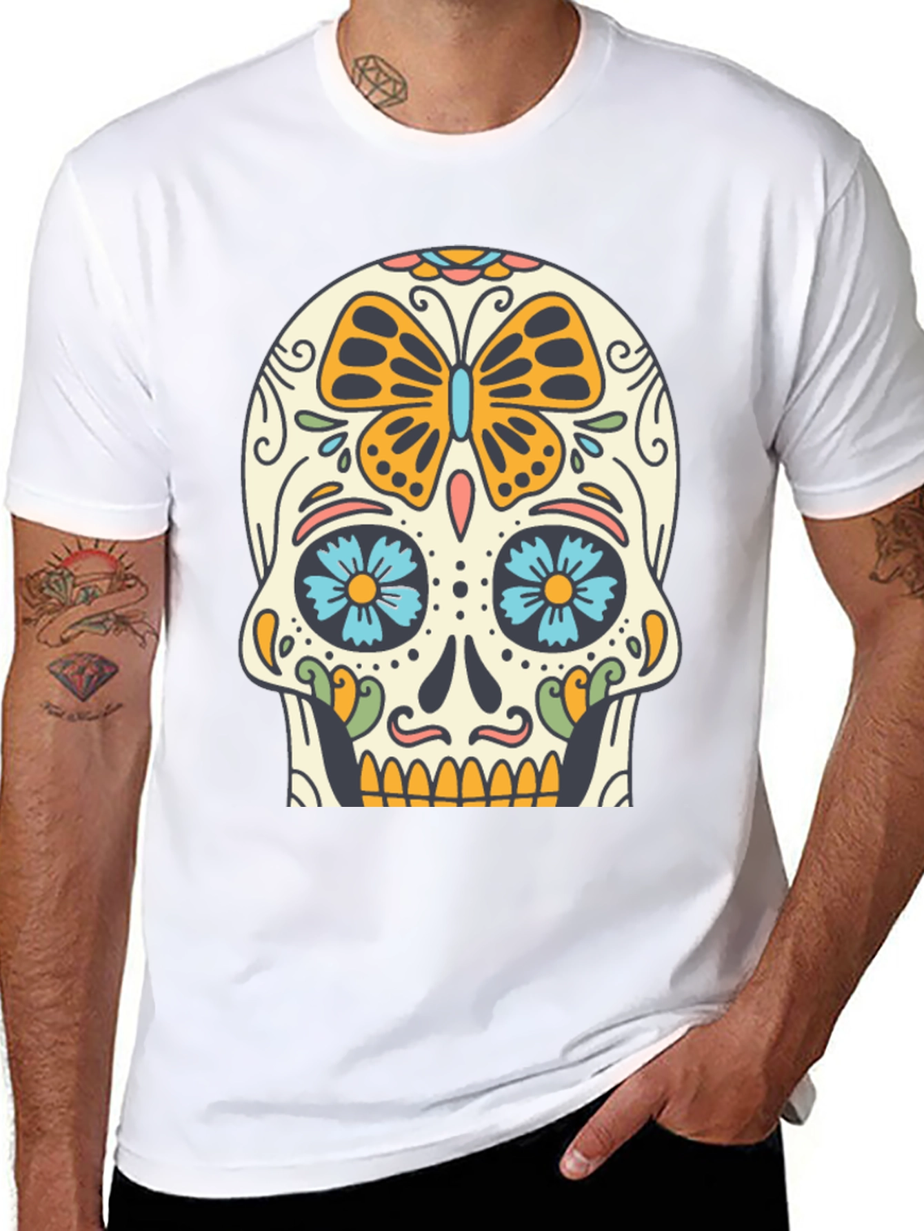 Sugar Skull T-Shirt - Day of the Dead Tee