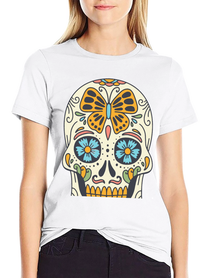 Sugar Skull T-Shirt - Day of the Dead Tee