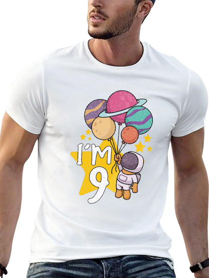 Im 9 Astronaut Birthday T-Shirt