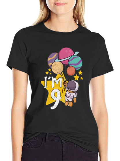 Im 9 Astronaut Birthday T-Shirt