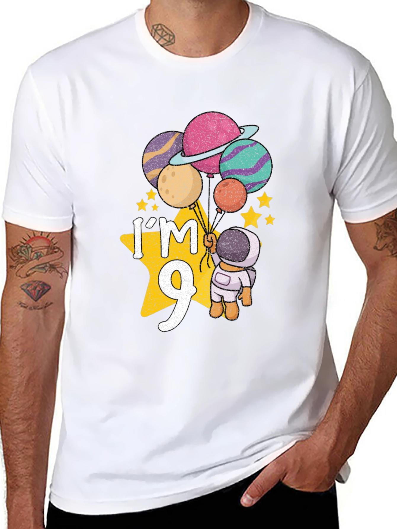 Im 9 Astronaut Birthday T-Shirt