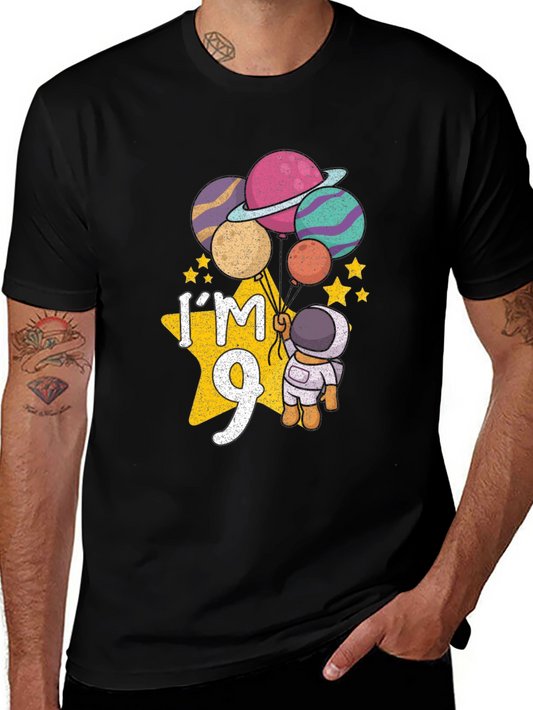 Im 9 Astronaut Birthday T-Shirt