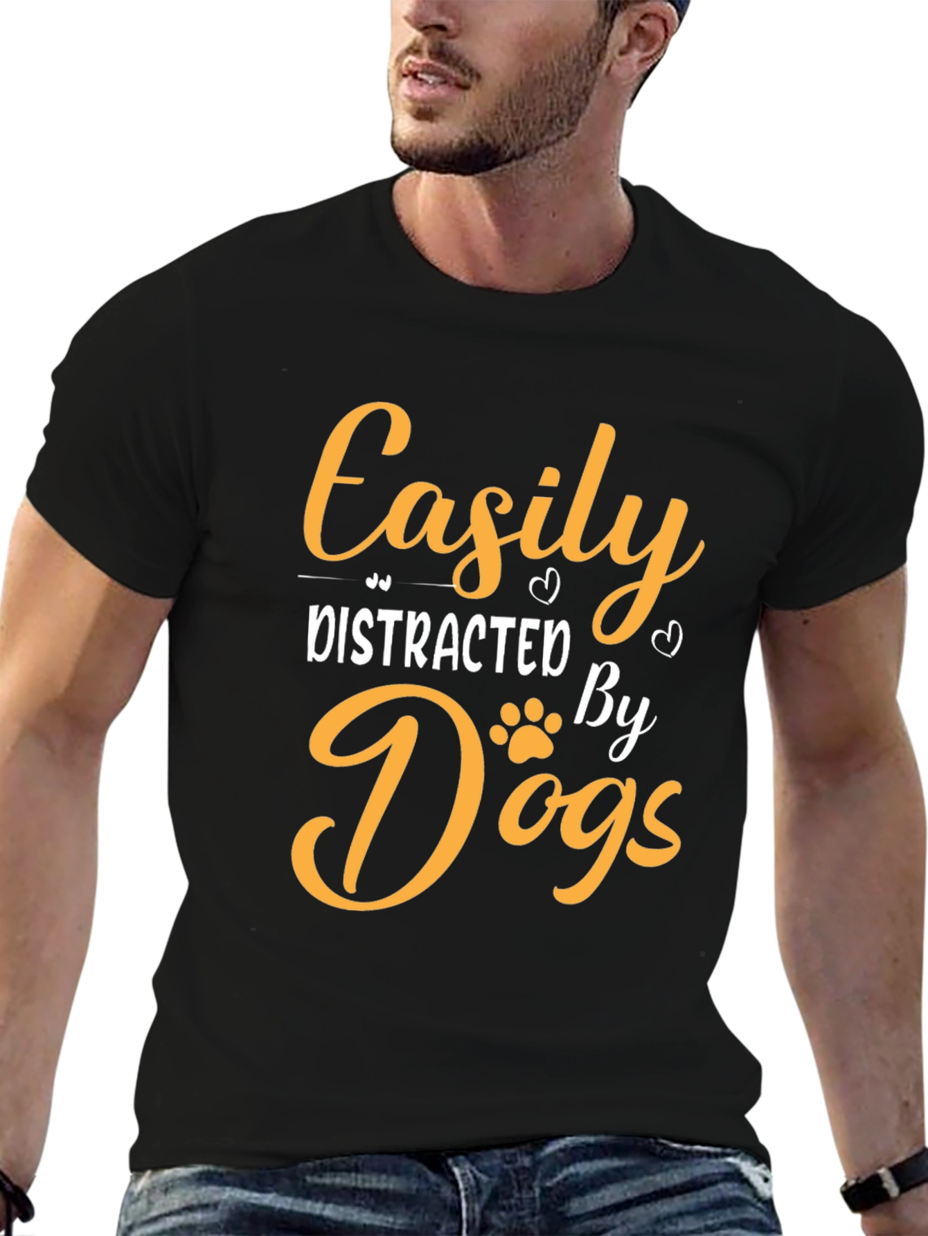 Easily Distracted By Dogs T-Shirt