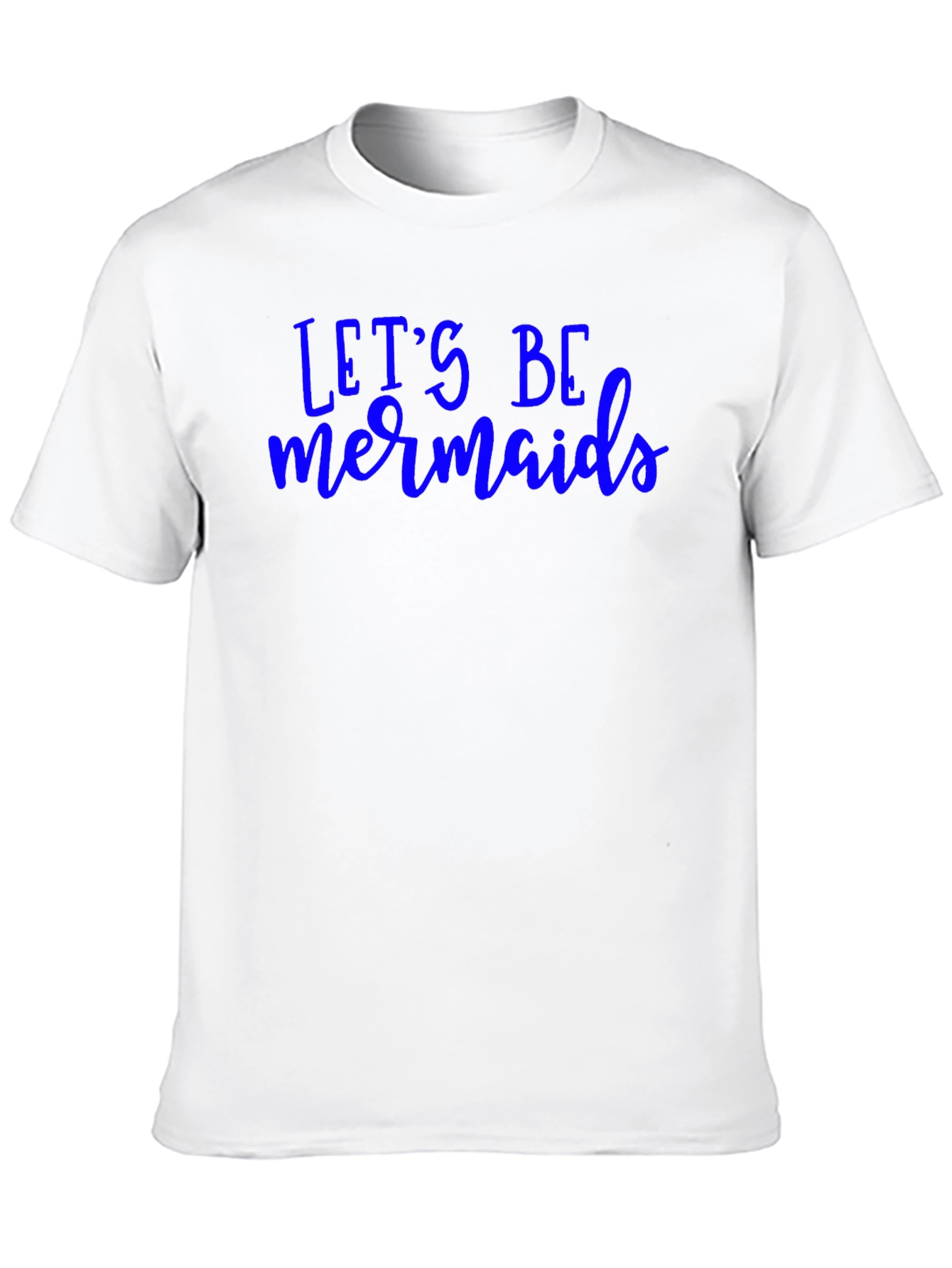 Lets Be Mermaids Graphic Tee - Trendy Black T-Shirt